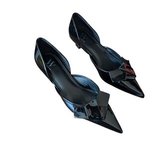 Black Patent Leather Women's Shoes Sz 10